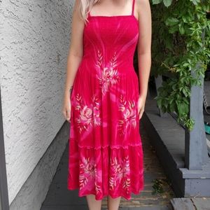 Flattering floral dress